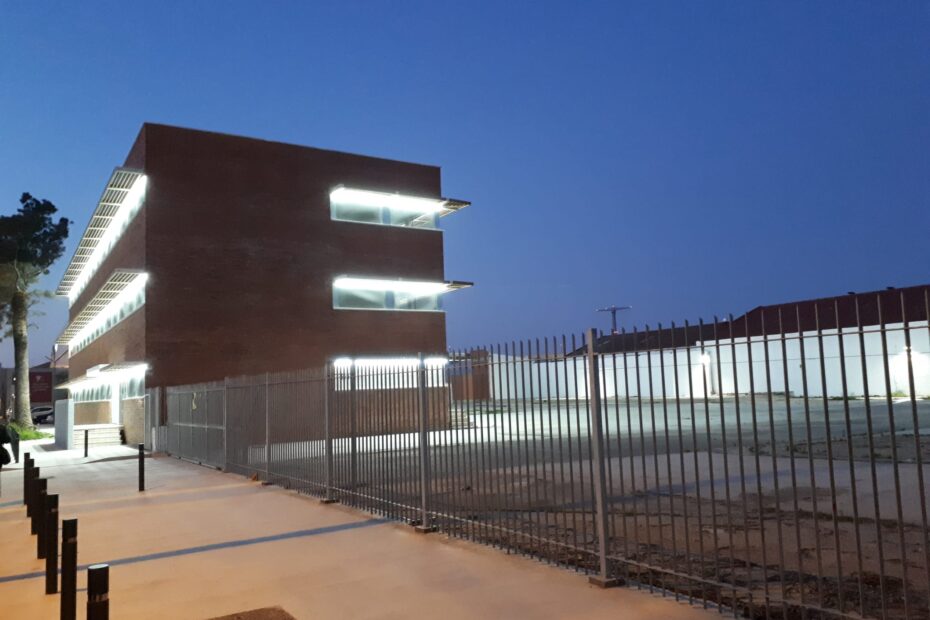 Imagen de la parcela donde irá la nueva incubadora Zona Base Cádiz